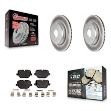Load image into Gallery viewer, Rear Coated Brake Rotors Ceramic Pad Kit For Land Rover Range Sport Supercharged