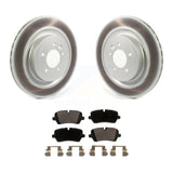 Rear Coated Disc Brake Rotors And Ceramic Pads Kit For Land Rover Range Sport