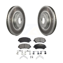 Load image into Gallery viewer, Front Coated Disc Brake Rotors And Ceramic Pads Kit For Nissan Maxima