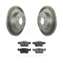 Charger l&#39;image dans la galerie, Rear Coated Disc Brake Rotors And Ceramic Pads Kit For 2018-2022 Honda Accord