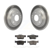 Charger l&#39;image dans la galerie, Rear Coated Disc Brake Rotors And Ceramic Pads Kit For Honda Insight Civic