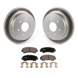 [Rear] 2017-2023 Nissan TITAN Premium Coated Rotors & Ceramic Pads Brake Kit For Max Braking