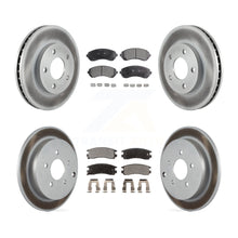Charger l'image dans la galerie, Front Rear Coated Brake Rotor Ceramic Pad Kit For Buick Rendezvous Pontiac Aztek