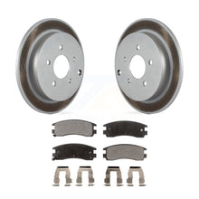 Load image into Gallery viewer, Rear Coated Brake Rotor &amp; Ceramic Pad Kit For Buick Rendezvous Chevrolet Venture