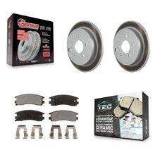 Load image into Gallery viewer, Rear Coated Brake Rotor &amp; Ceramic Pad Kit For Buick Rendezvous Chevrolet Venture