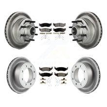 Load image into Gallery viewer, [Front+Rear] 2007 Ford E-150 To 10 16 06 Premium Coated Rotors &amp; Ceramic Pads Brake Kit For Max Braking