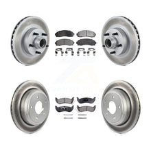 Load image into Gallery viewer, Front Rear Coated Disc Brake Rotors And Ceramic Pads Kit For Mazda B2300