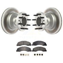 Load image into Gallery viewer, Front Coat Brake Rotor Ceramic Pad Kit For Ford E-350 Super Duty E-450 Econoline