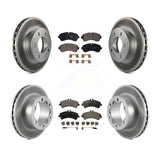 Front Rear Coat Disc Brake Rotor Ceramic Pad Kit For Sprinter 3500 Mercedes-Benz