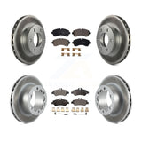 Front Rear Coat Disc Brake Rotor Ceramic Pad Kit For Mercedes-Benz Sprinter 3500