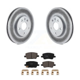 [Front] 2018-2020 Chevrolet Sonic Premium Coated Rotors & Ceramic Pads Brake Kit For Max Braking