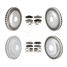 Load image into Gallery viewer, [Front+Rear] 97-04 Chevrolet Corvette Premium Coated Rotors &amp; Ceramic Pads Brake Kit For Max Braking