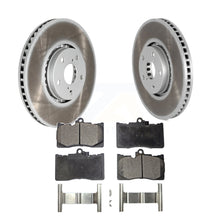 Charger l&#39;image dans la galerie, Front Coat Brake Rotors Ceramic Pad Kit For Lexus IS350 IS200t GS350 IS300 GS430