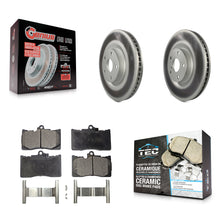Charger l'image dans la galerie, Front Coat Brake Rotors Ceramic Pad Kit For Lexus GS350 IS300 IS350 RC350 IS200t