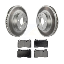 Charger l&#39;image dans la galerie, Front Coated Disc Brake Rotors And Ceramic Pads Kit For Volkswagen Touareg