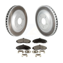 Charger l&#39;image dans la galerie, Front Coat Disc Brake Rotors Ceramic Pad Kit For Chevrolet Corvette Cadillac XLR