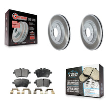 Charger l'image dans la galerie, Front Coated Disc Brake Rotor Ceramic Pad Kit For Mini Cooper Countryman Paceman