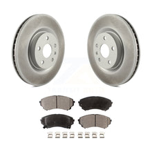 Load image into Gallery viewer, Front Coated Disc Brake Rotors And Ceramic Pads Kit For Cadillac CTS