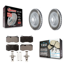 Charger l'image dans la galerie, Front Coated Brake Rotor Ceramic Pad Kit For Mercedes-Benz S550 SL550 CL550 S600