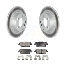 Charger l&#39;image dans la galerie, Rear Coated Disc Brake Rotors Ceramic Pad Kit For Mini Cooper Countryman Paceman