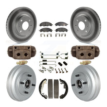 Load image into Gallery viewer, Front Rear Coated Disc Brake Rotor Ceramic Pad And Drum Kit (9Pc) For Ford Focus