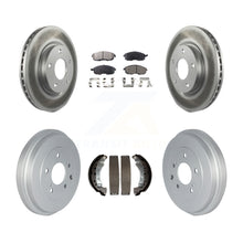 Load image into Gallery viewer, Front Rear Coated Disc Brake Rotors Ceramic Pads And Drum Kit For Nissan Sentra