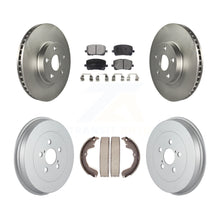 Load image into Gallery viewer, Front Rear Coat Brake Rotors Ceramic Pad Drum Kit For Toyota Matrix Pontiac Vibe