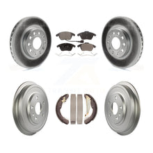 Load image into Gallery viewer, Front Rear Coated Brake Rotor Ceramic Pad &amp; Drum Kit For Volkswagen Jetta Beetle