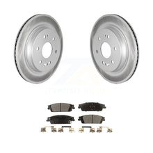 Charger l&#39;image dans la galerie, Rear Coat Brake Rotor Ceramic Pad Kit For Chevrolet Silverado 1500 LD GMC Sierra