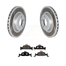 Load image into Gallery viewer, Front Coated Disc Brake Rotor &amp; Ceramic Pad Kit For Audi A4 Quattro A5 Sportback