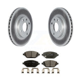 [Front] 2016-2021 Chevrolet Spark Premium Coated Rotors & Ceramic Pads Brake Kit For Max Braking