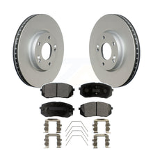 Load image into Gallery viewer, Front Coated Disc Brake Rotors And Ceramic Pads Kit For 2017-2019 Kia Soul EV