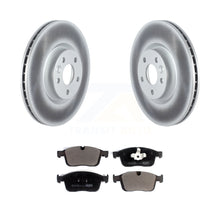 Charger l&#39;image dans la galerie, Front Coated Disc Brake Rotors And Ceramic Pads Kit For Volvo XC60