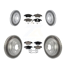 Load image into Gallery viewer, [Front+Rear] 10-11 Mercedes-Benz E550 Coupe Premium Coated Rotors &amp; Ceramic Pads Brake Kit For Max Braking