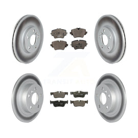 Front Rear Coated Brake Rotor Ceramic Pad Kit For Mini Cooper Countryman Clubman