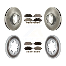 Load image into Gallery viewer, Front Rear Coated Disc Brake Rotors And Ceramic Pads Kit For Ford Transit-350 HD