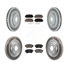 Load image into Gallery viewer, Front Rear Coated Disc Brake Rotors And Ceramic Pad Kit For Audi S5 S4 Sportback