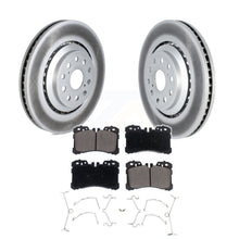 Charger l&#39;image dans la galerie, Front Coat Disc Brake Rotors Ceramic Pad Kit For Lexus LS460 LS500 LS600h LS500h