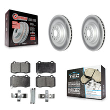 Load image into Gallery viewer, Rear Coated Disc Brake Rotors And Ceramic Pads Kit For Tesla X S