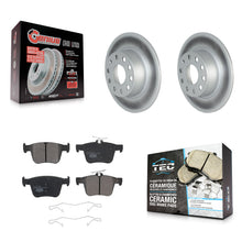 Load image into Gallery viewer, Rear Coated Disc Brake Rotors And Ceramic Pads Kit For Volkswagen Jetta Taos