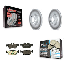 Charger l'image dans la galerie, Rear Coated Brake Rotor Ceramic Pad Kit For Volvo XC60 With 302mm Diameter