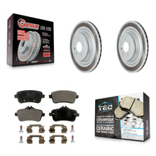 Charger l'image dans la galerie, Rear Coat Brake Rotor Ceramic Pad Kit For Mercedes-Benz GLS450 GL450 GLS550 ML63
