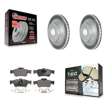 Load image into Gallery viewer, Rear Coated Disc Brake Rotors And Ceramic Pads Kit For Mercedes-Benz CLS550 E550