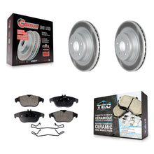 Load image into Gallery viewer, Rear Coated Disc Brake Rotors And Ceramic Pads Kit For Mercedes-Benz E550