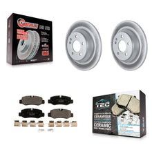 Load image into Gallery viewer, Rear Coated Disc Brake Rotors And Ceramic Pads Kit For Mercedes-Benz Metris