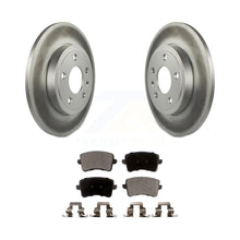 Charger l&#39;image dans la galerie, Rear Coat Disc Brake Rotors Ceramic Pad Kit For 2009 Audi A4 Quattro Sedan/Wagon