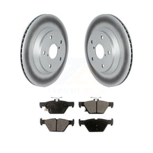 Load image into Gallery viewer, Rear Coated Disc Brake Rotors And Ceramic Pads Kit For Subaru Forester