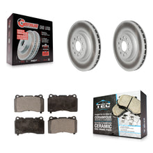 Load image into Gallery viewer, [Front] 2017-2019 Honda Civic Type R Premium Coated Rotors &amp; Ceramic Pads Brake Kit For Max Braking