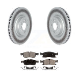 Front Coat Disc Brake Rotor Ceramic Pad Kit For Mercedes-Benz ML350 GLE350 ML400