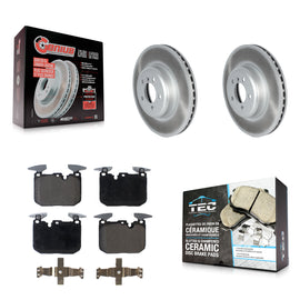 Front Coat Brake Rotor Ceramic Pad Kit For BMW 335i xDrive 435i 330i 340i 230i 3